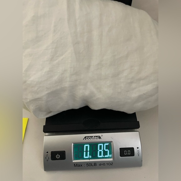 Sigrid Olsen 100% Linen Pearl Like Button Front White Tunic Women’s Size M - Picture 7 of 7